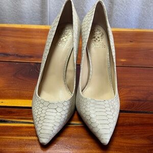 Vince Camuto Beige Savilla Pumps